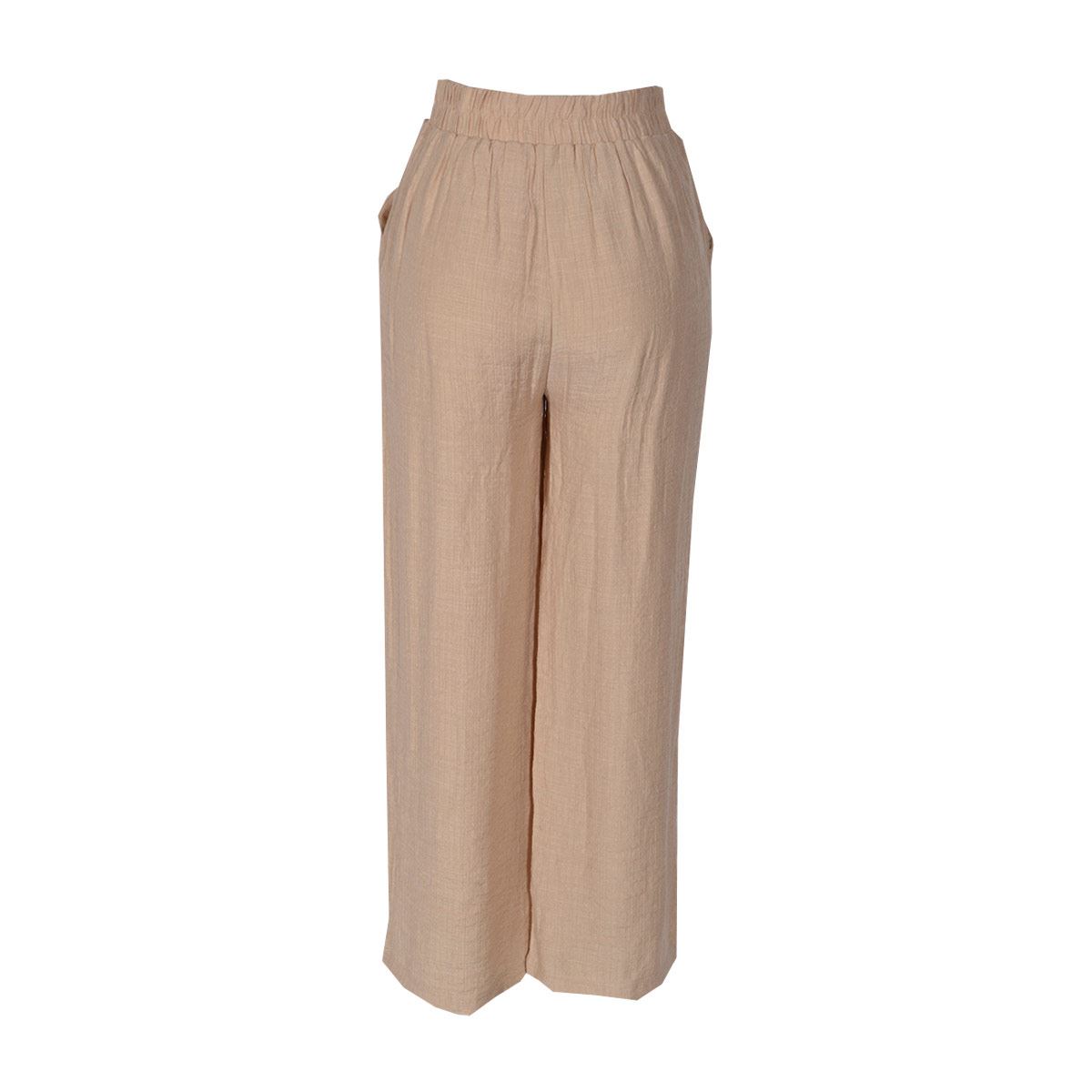 Pantalón recto para mujer, liso con bolsillos Philosophy talla chica color cafe claro modelo B3SX1007B