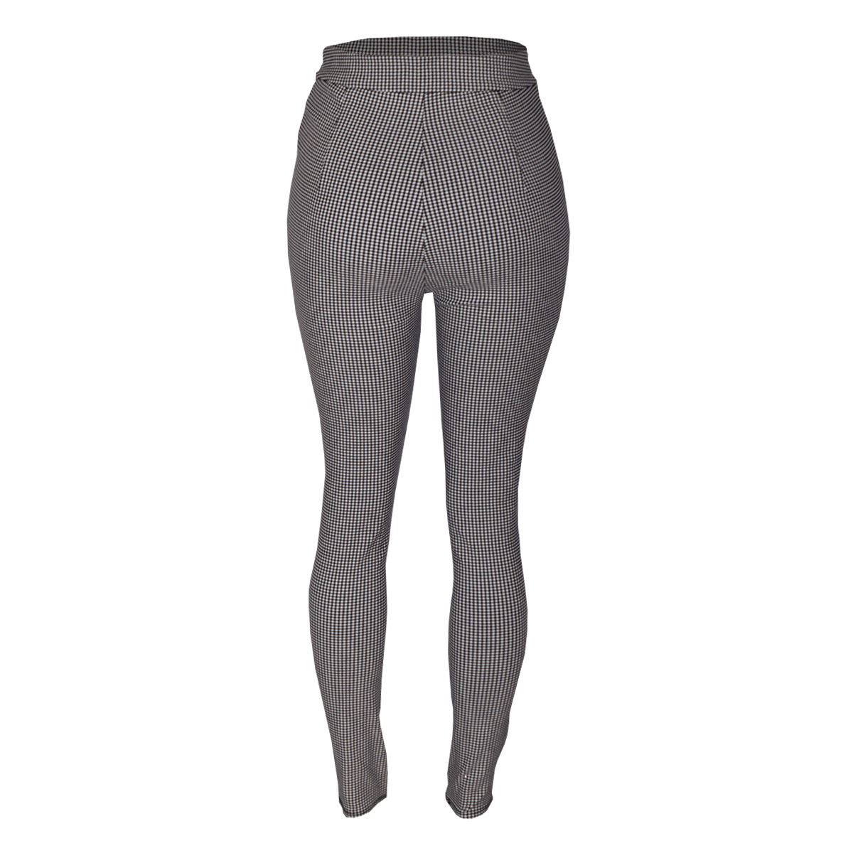 Pantalón para mujer, recto, con bolsillos simulados y vivos en negro Philodophy Jr talla mediana color negro combinado modelo YP4860