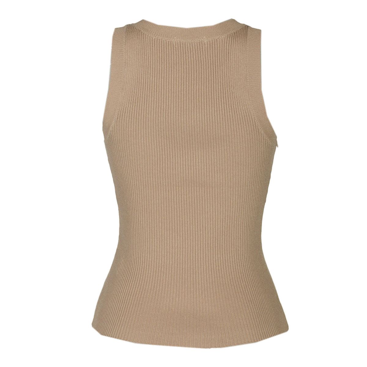 Playera para mujer, lisa Philosophy Jr talla grande color café modelo CR2116