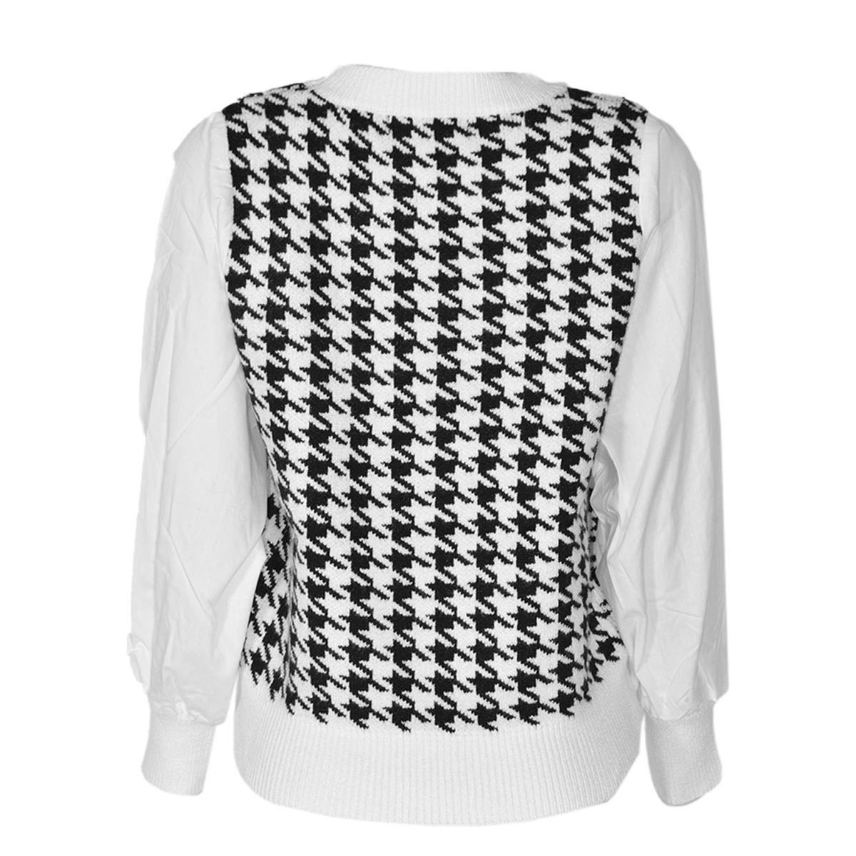 Suéter Con Manga Tipo Farol Estampado Para Mujer Philosophy Jr