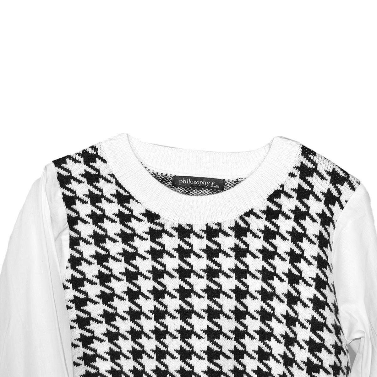 Suéter Con Manga Tipo Farol Estampado Para Mujer Philosophy Jr