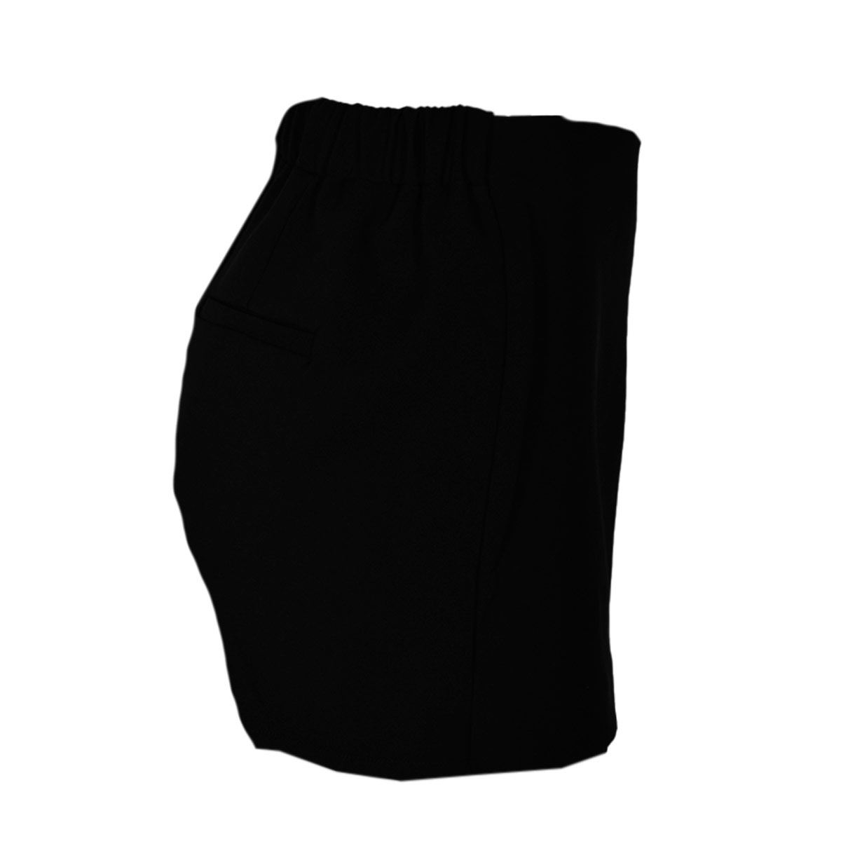 Short recto para mujer con botones Philosophy talla mediana color negro  modelo 6827PD