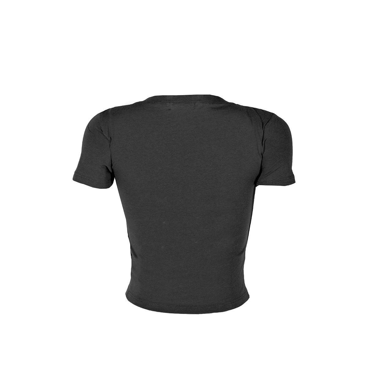 Playera para mujer, lisa  Philosophy talla grande color negro modelo T12361N