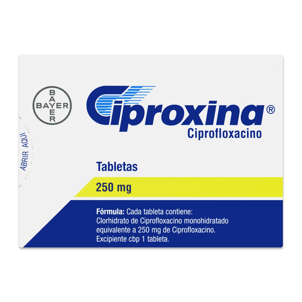 Ciproxina 250 Mg Cpr12 050