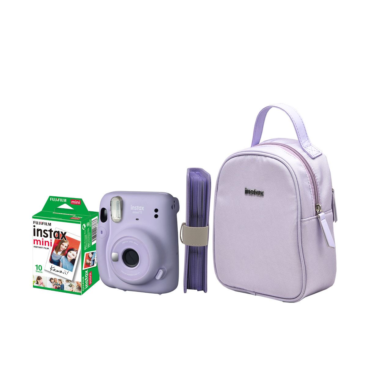 Fujifilm Instax Mini 11 - Cámara con película instantánea Mini Film (20  películas), paquete con accesorios incluyendo estuche, filtros de color,  álbum