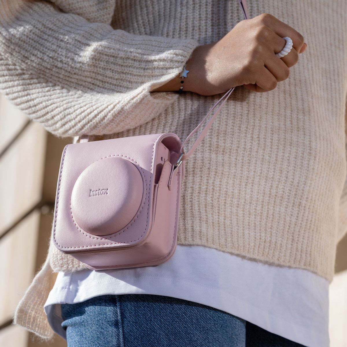 Funda fuji Instax Mini 12 Rosa