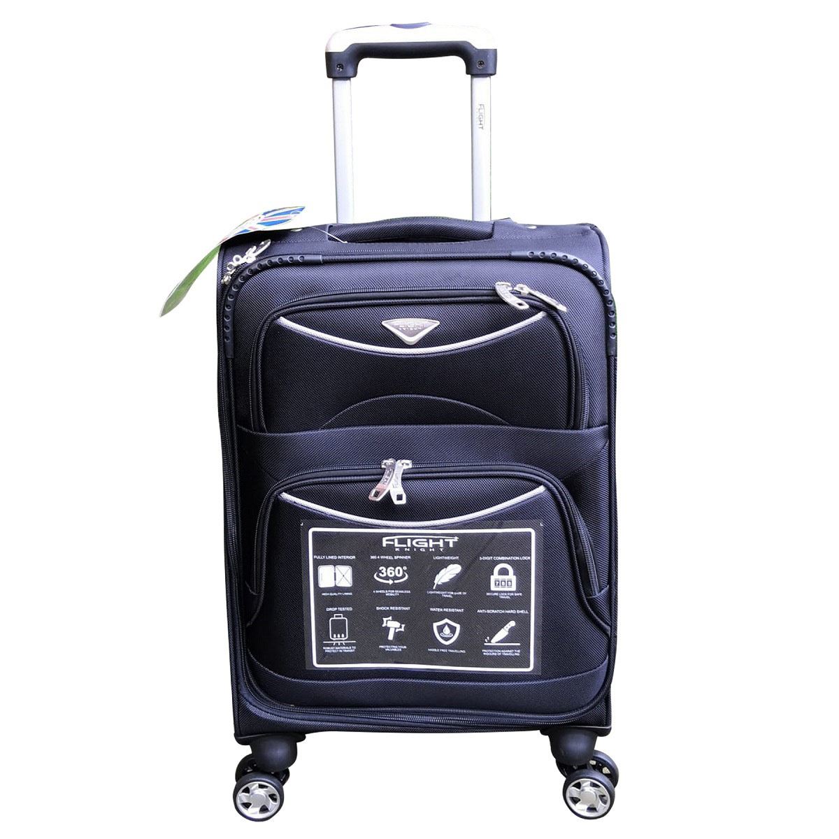 Maleta 20" Negro Pilot Flight Knight FK-M20P4-BK