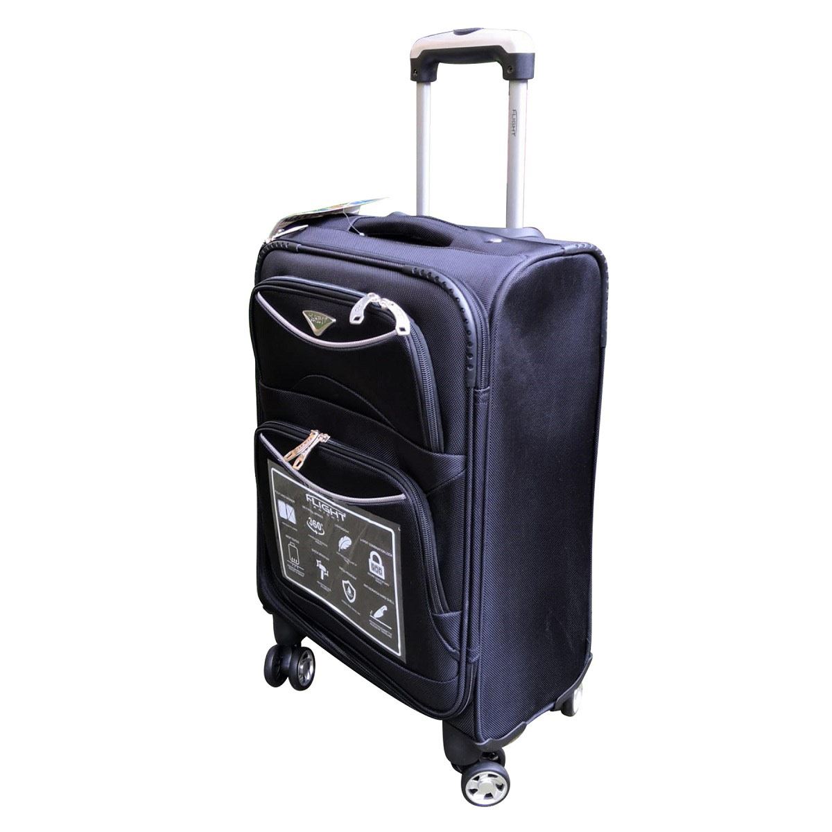 Maleta 20" Negro Pilot Flight Knight FK-M20P4-BK