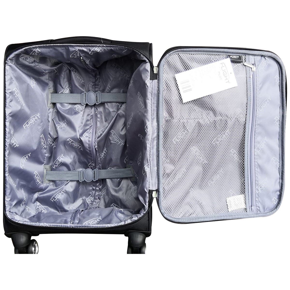 Maleta 20" Negro Pilot Flight Knight FK-M20P4-BK