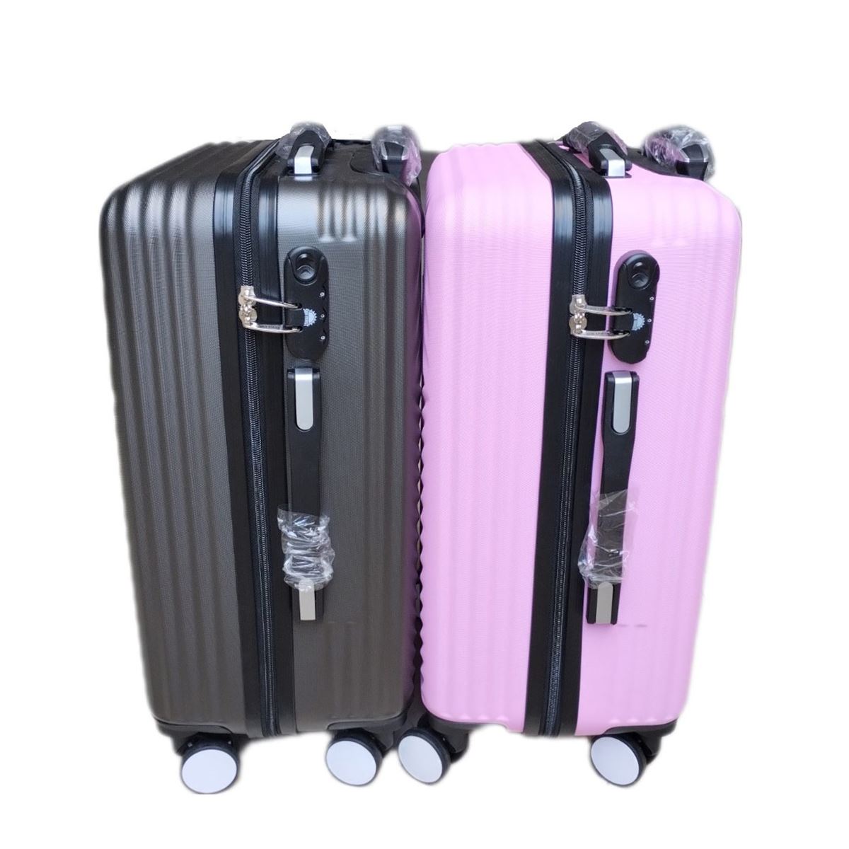 Set 2 Maletas 20" Gris y Rosa Palm Sun Coast