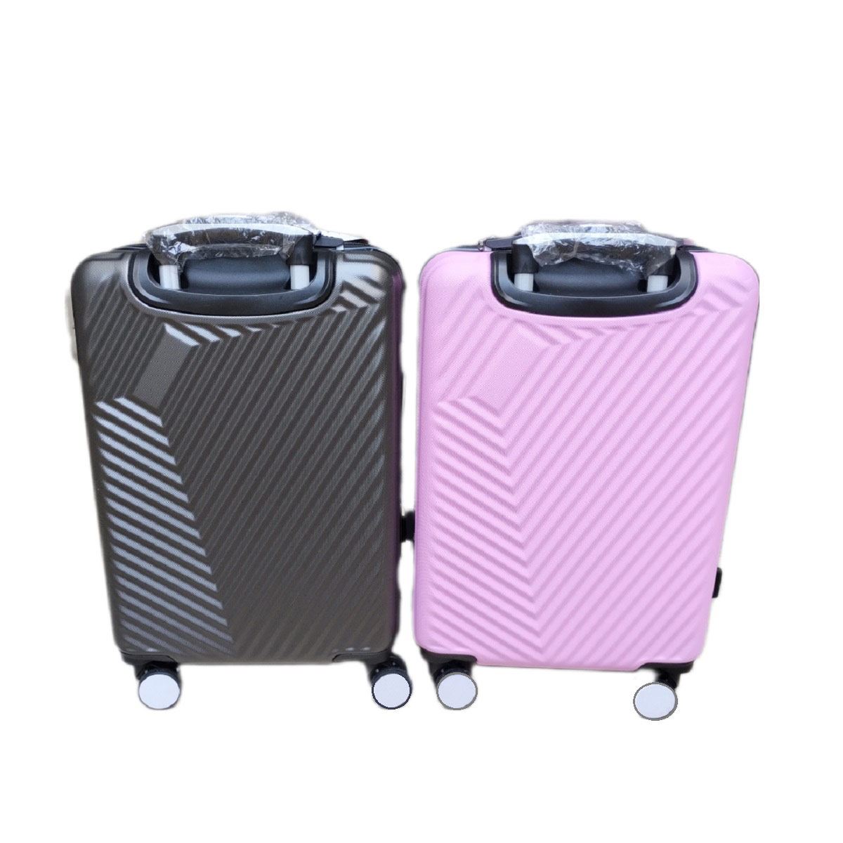 Set 2 Maletas 20" Gris y Rosa Palm Sun Coast