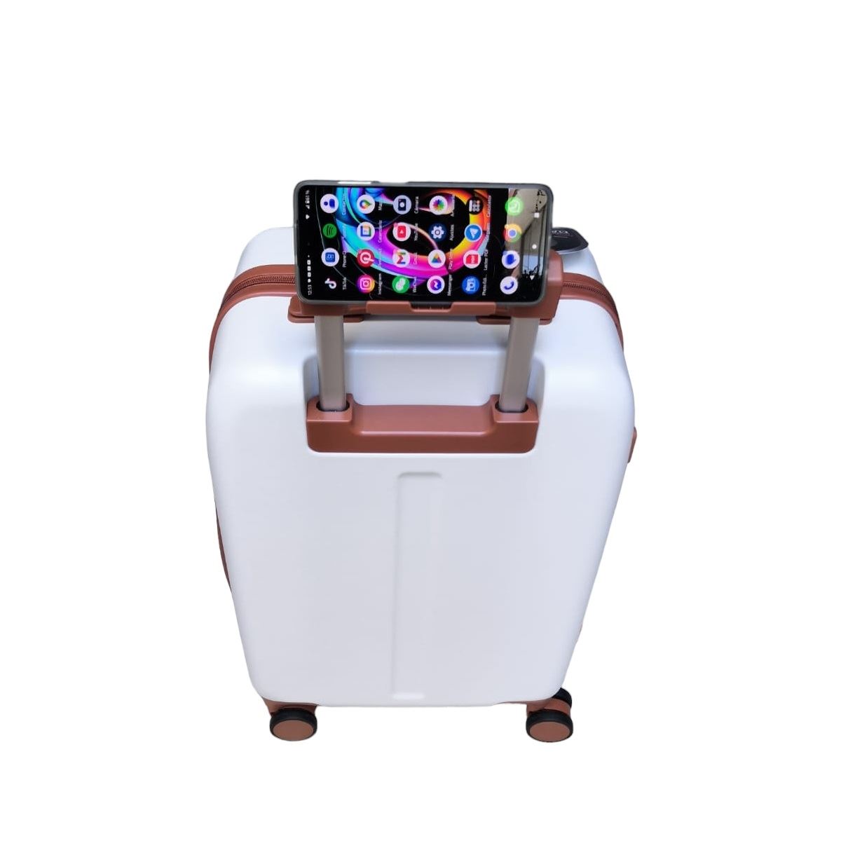 Maleta de Viaje con Ruedas Blanco Encore 24" Richmount