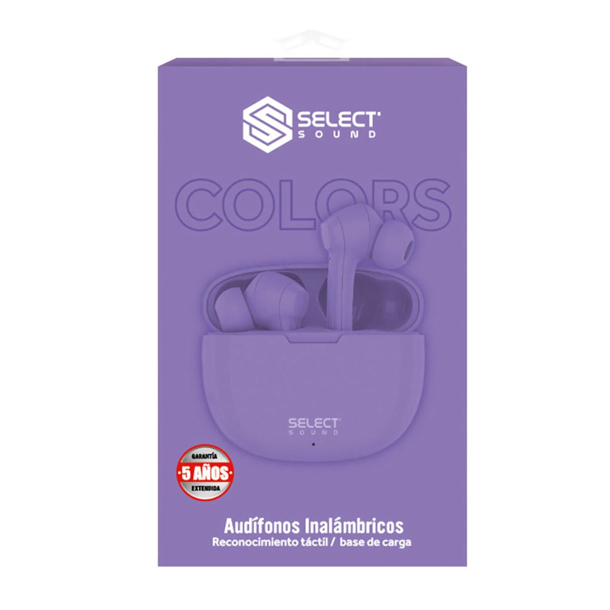 Audífonos Select Sound Colors BT31C TWS Morado