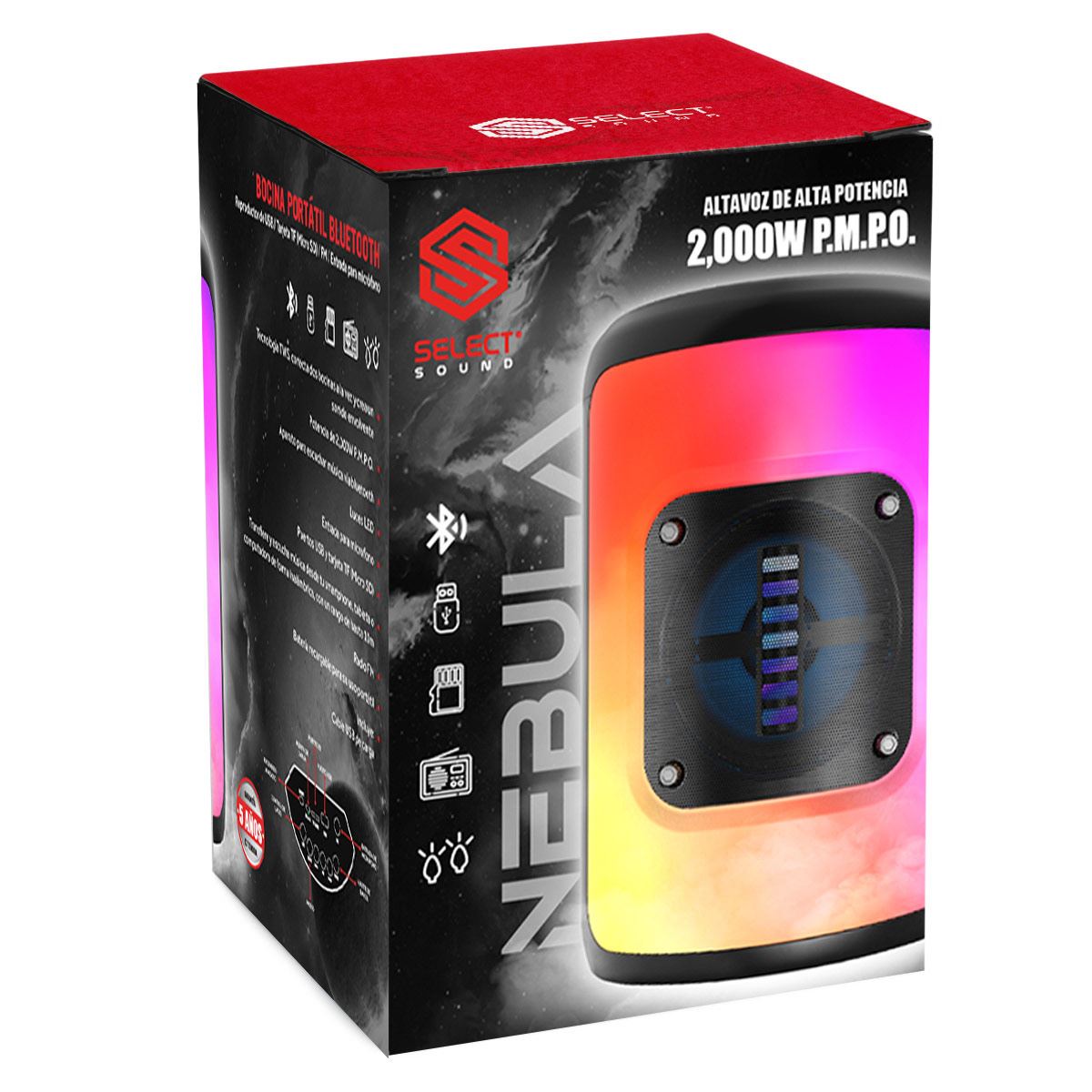 Bocina Select Sound Nebula Multicolor