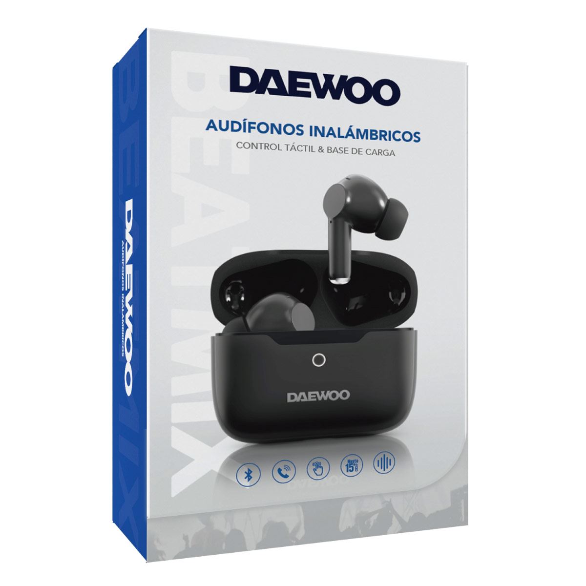 Audífonos Daewoo Beatmix DW-02 TWS Negro