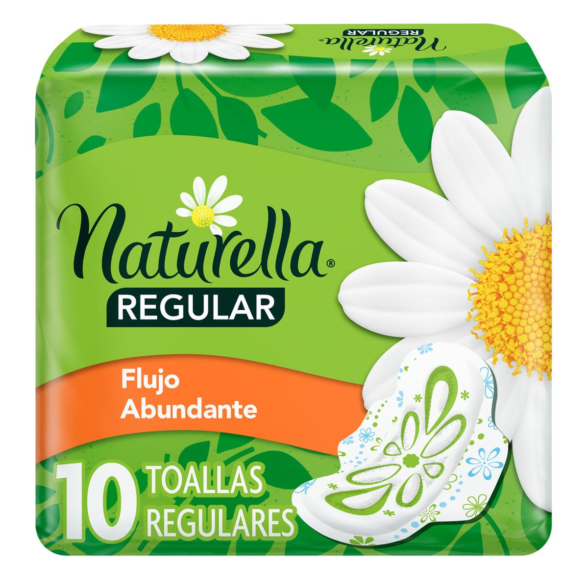 Toallas Femeninas Naturella Flujo Moderado C/A T1 10