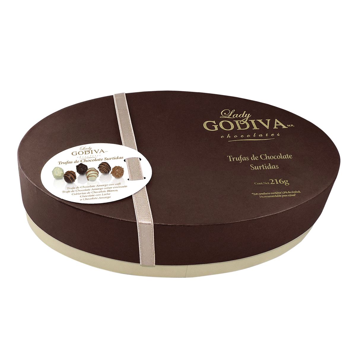 Trufas de Chocolates Surtidos de 216 gramos Lady Godiva