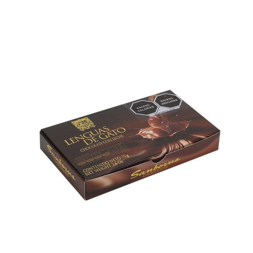 Caja de Chocolates Lenguas de Gato de 75 gramos Sanborns
