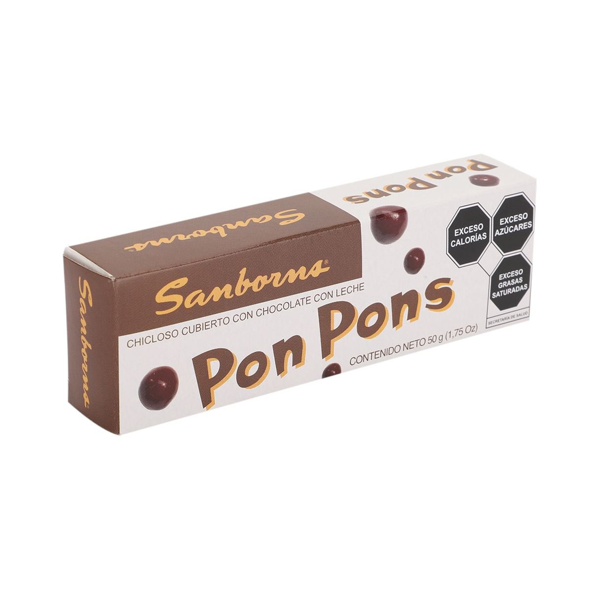 Cajilla Pon Pons Chocolate con leche 50 gramos Sanborns