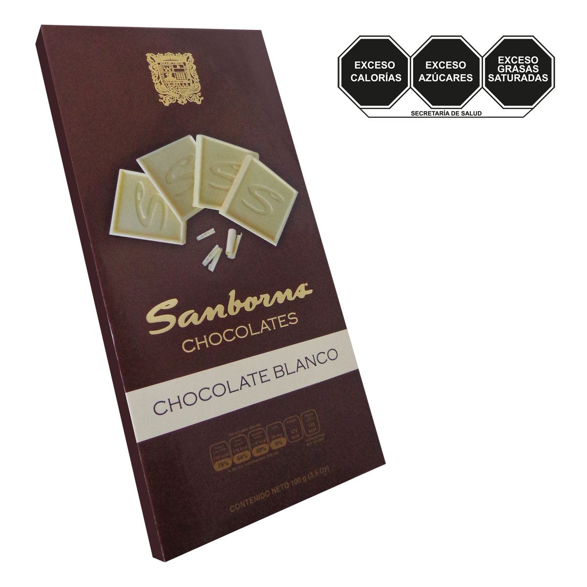 Tablilla Chocolate Blanco 100 grs