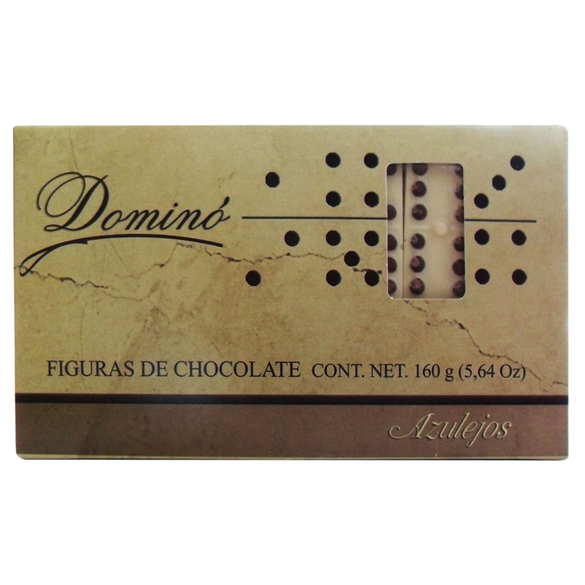 Caja de Chocolates en forma de Domino Azulejos 160g