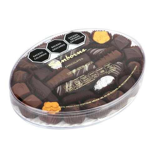 Chocolates en Mica Ovalada con 290 gramos Sanborns
