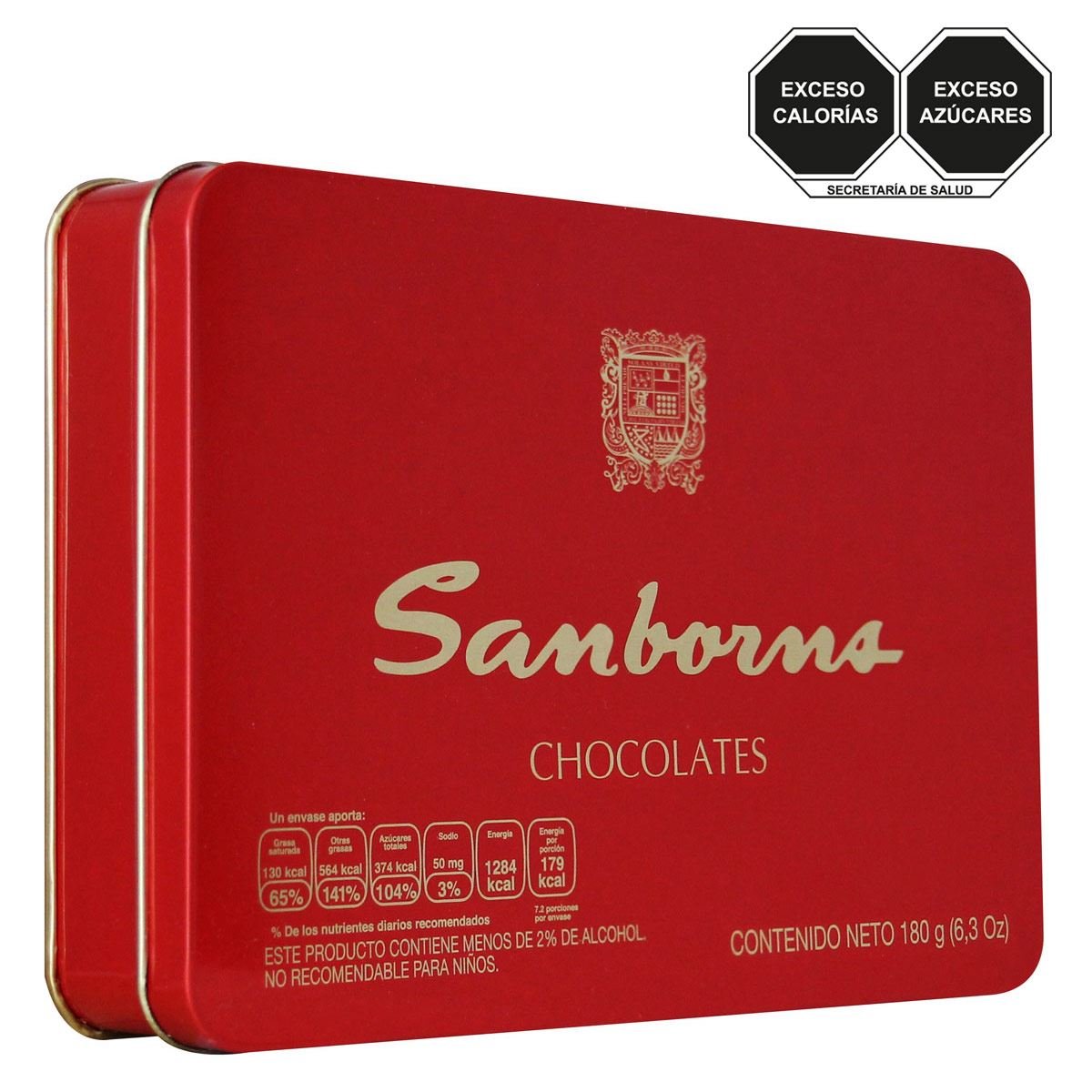 Caja de Chocolates de 180 gramos Sanborns