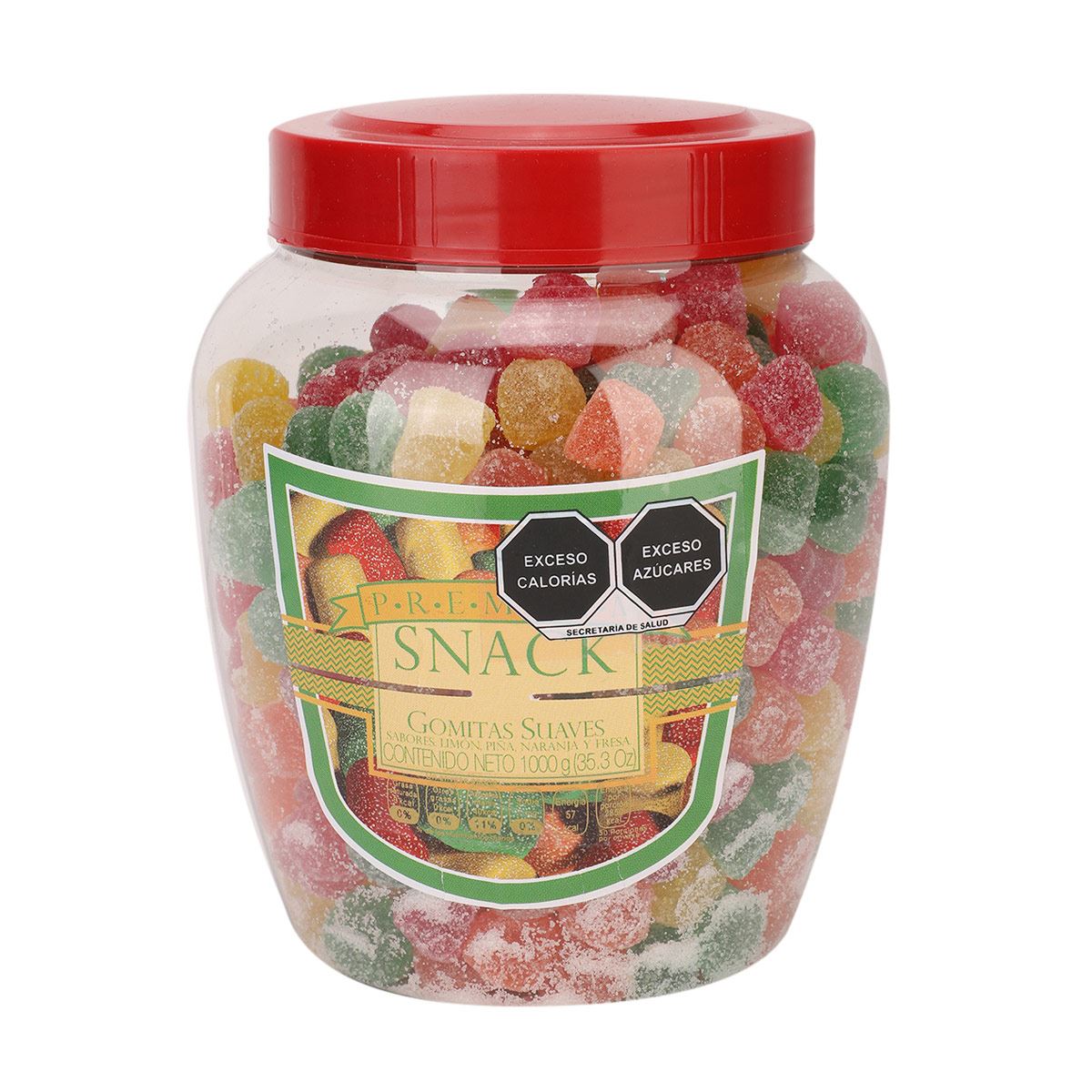 Vitrolero De Gomitas Suaves Con 1 Kilo Sanborns