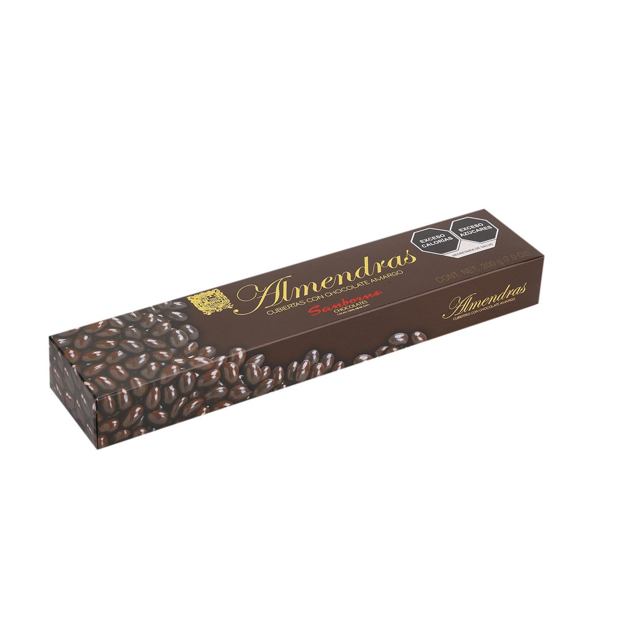 Caja de Almendras Cubiertas de Chocolate Amargo de 200 gramos Sanborns