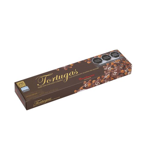 Caja Especial Tortugas Nuez con Chocolate Amargo Sin Azúcar Sanborns 200g