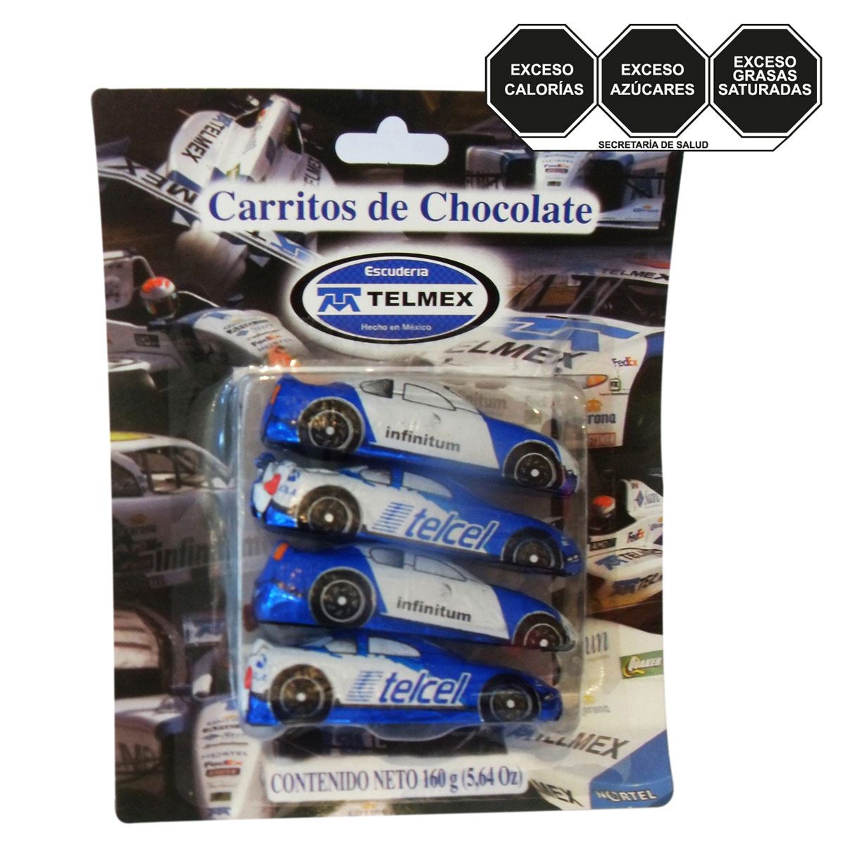 Cochecitos De Chocolate Telmex De 160 Gramos Azulejos