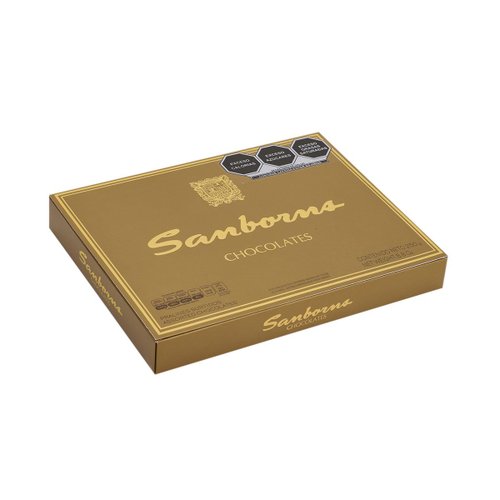 Caja de Chocolates Dorada de 250 gramos Sanborns