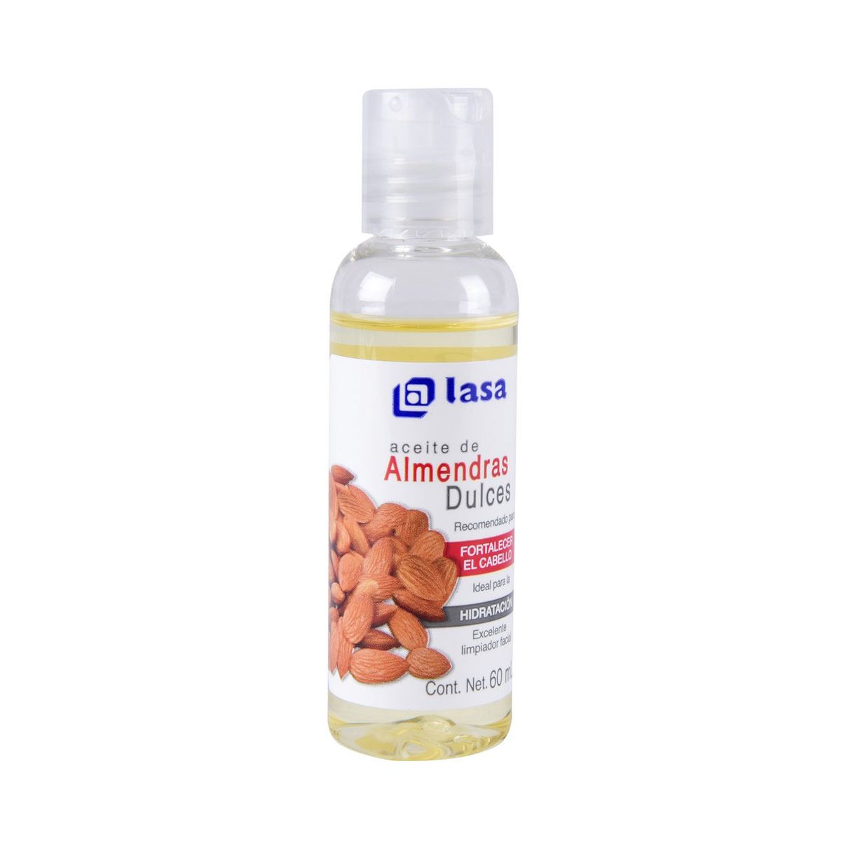Aceite de Almendras Dulces Lasa 60 Ml.