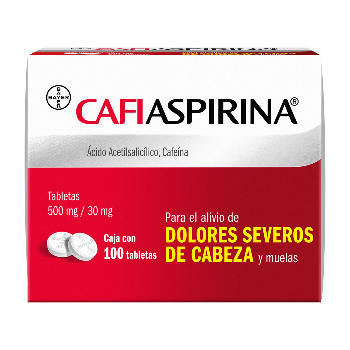 Cafiaspirina 100 Tabletas