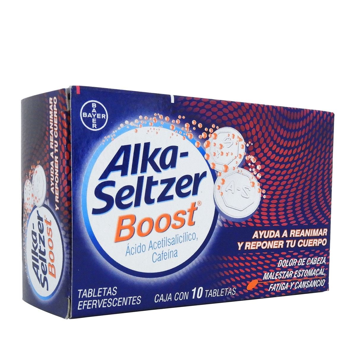 Alka Seltzer Boost 10 Tabletas Efervecentes