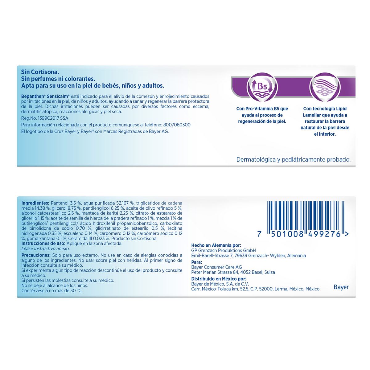 Bepanthen Sensicalm CREA TUF 20g MX