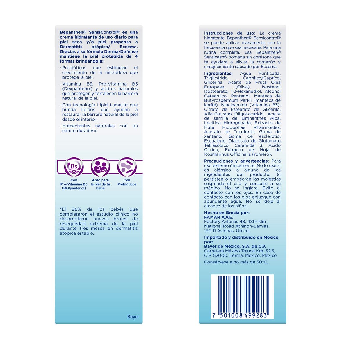 Bepanthen Sensicontrol CREA TUF 200ml MX