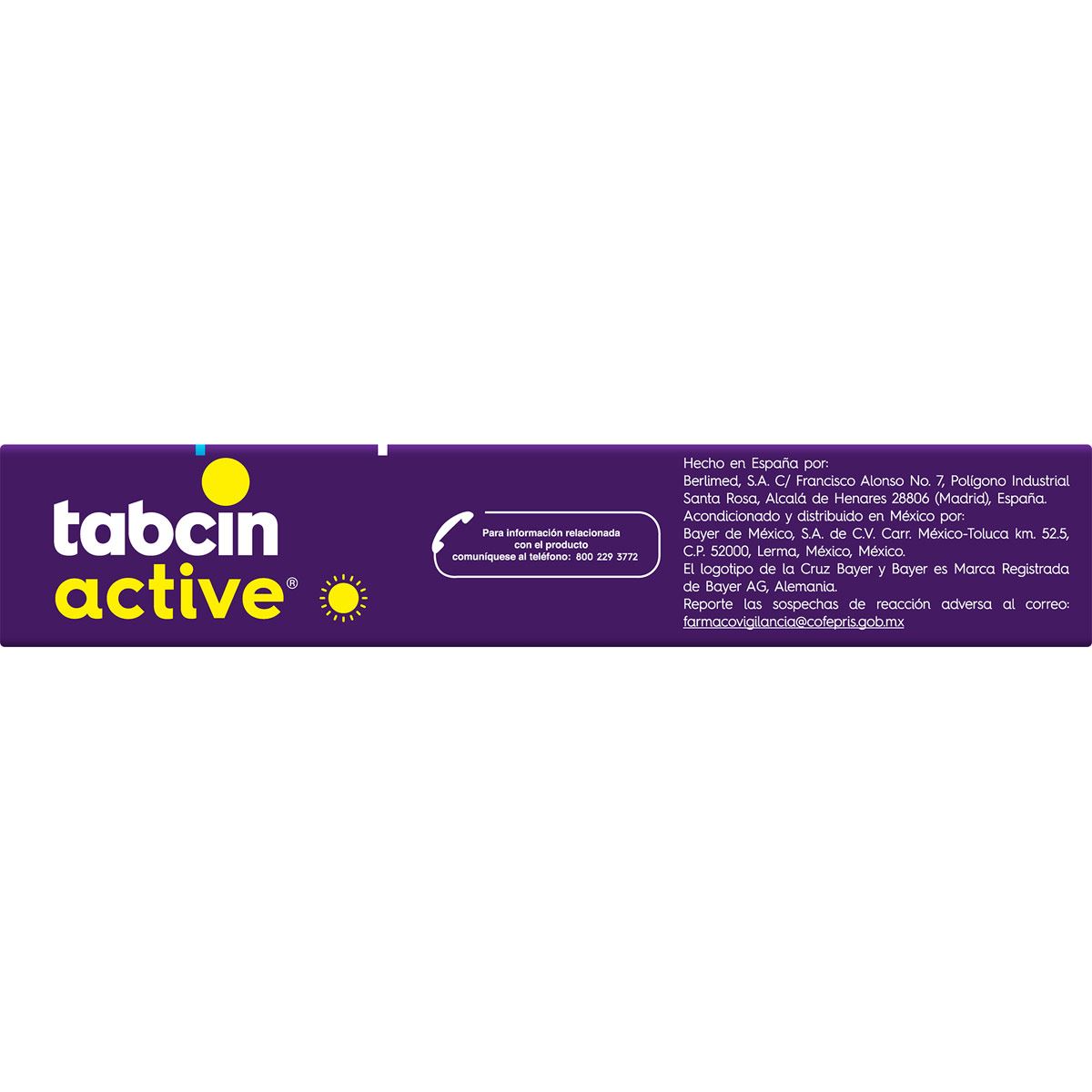 Tabcin Active 12 cápsulas