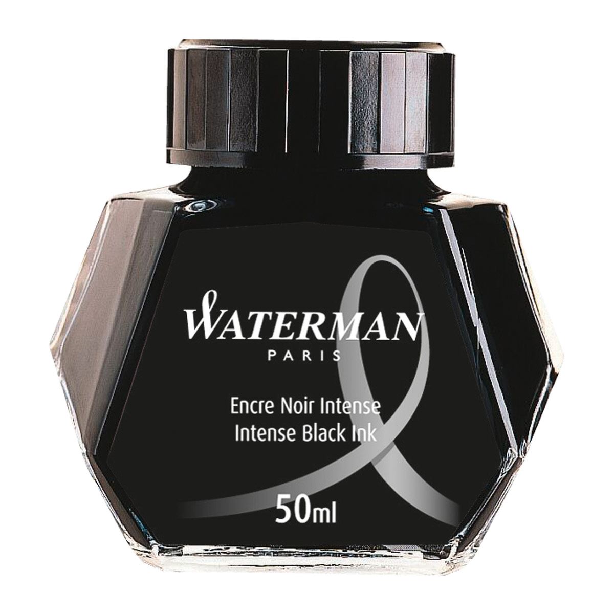 Frasco Waterman tinta negra