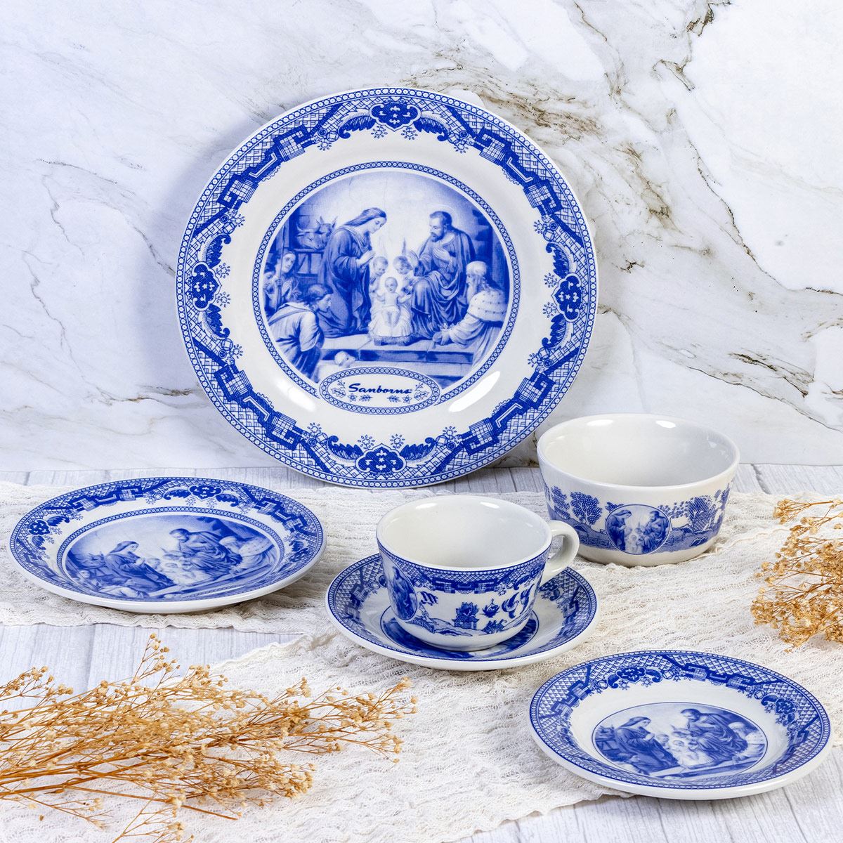 Vajilla Sanborns Nacimiento 36 piezas