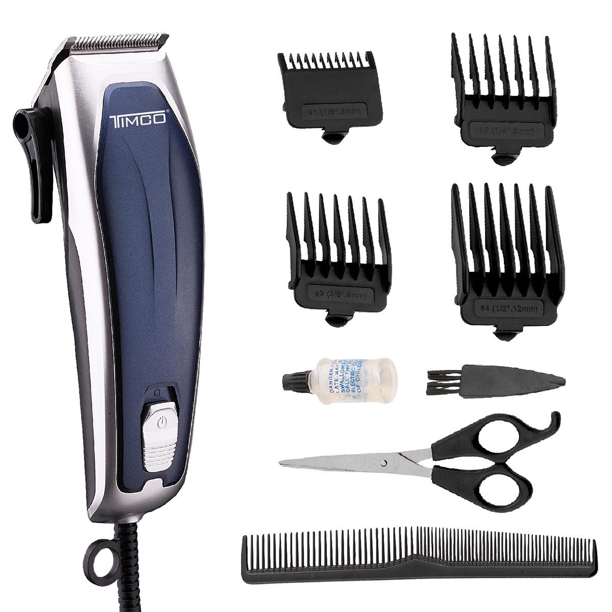 Rasuradora Electrica + Trimmer Nariz Oreja Timco Afeitadora BSK-9000 –