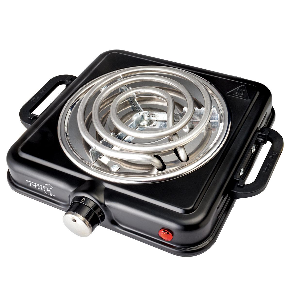 Parrilla Eléctrica de Un Quemador con Asas