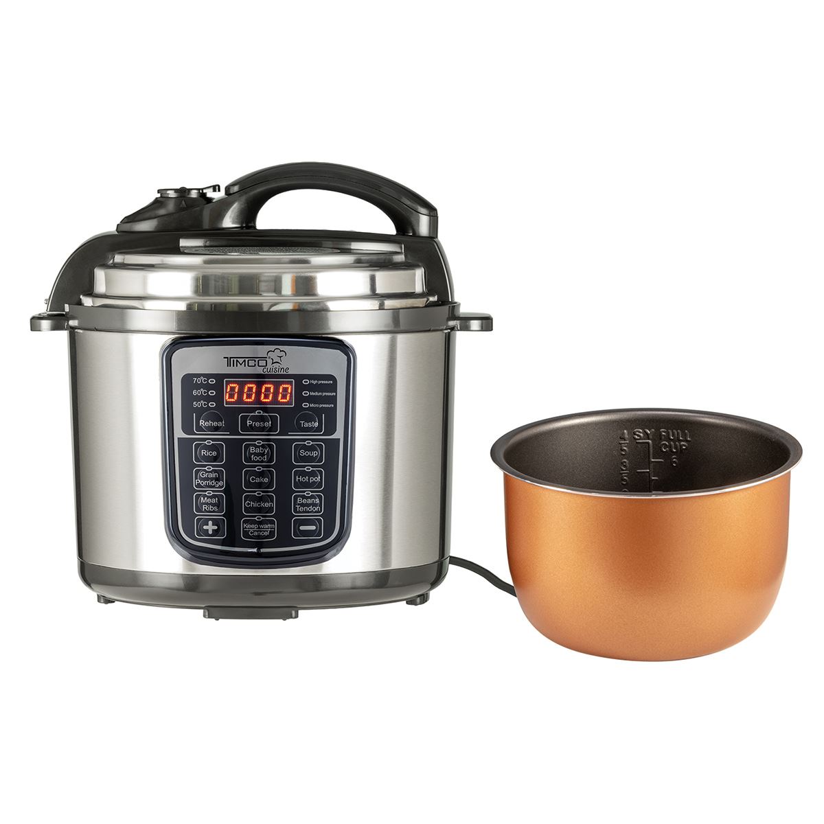 Olla de presión multifunción Timco