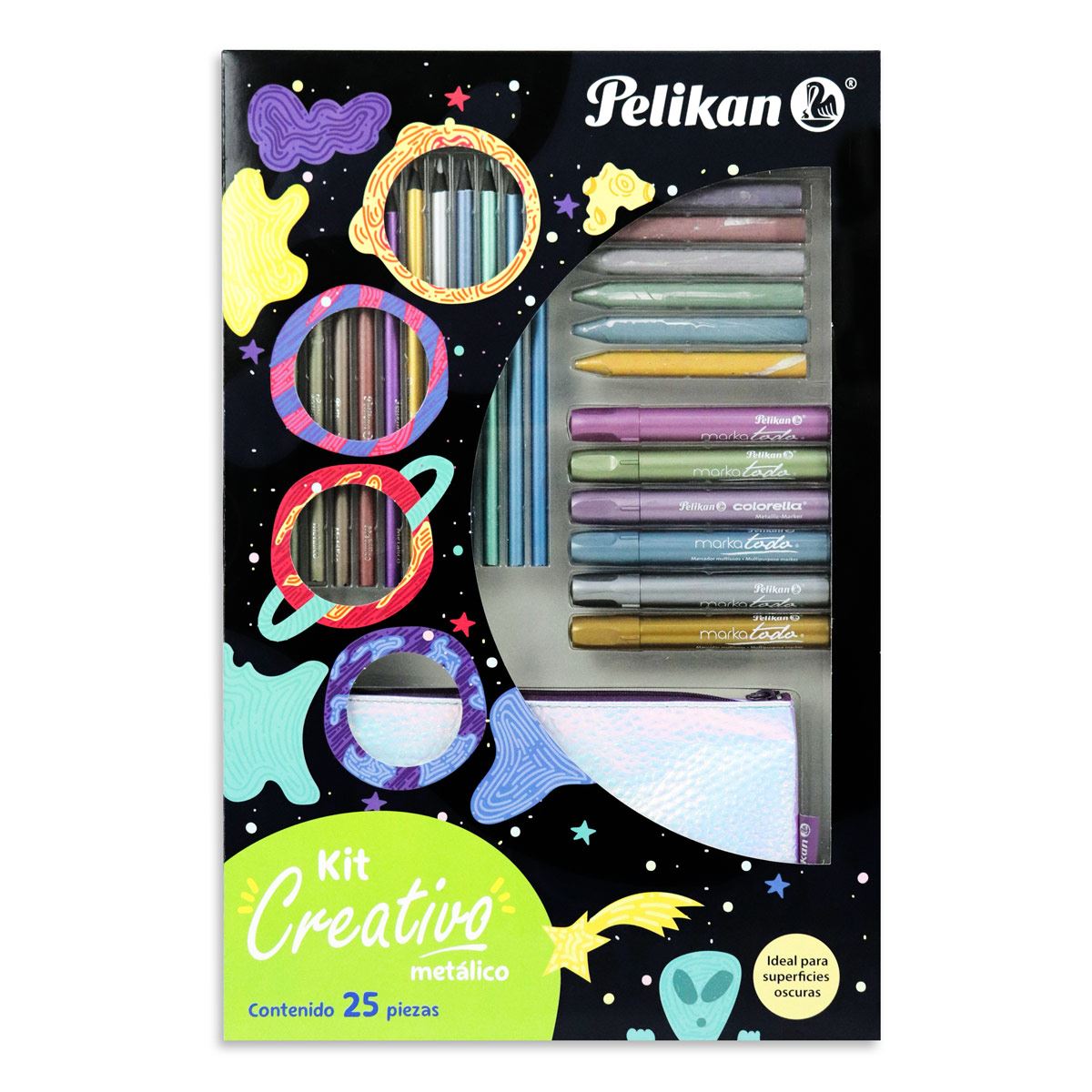 Kit creativo metalico 25 piezas