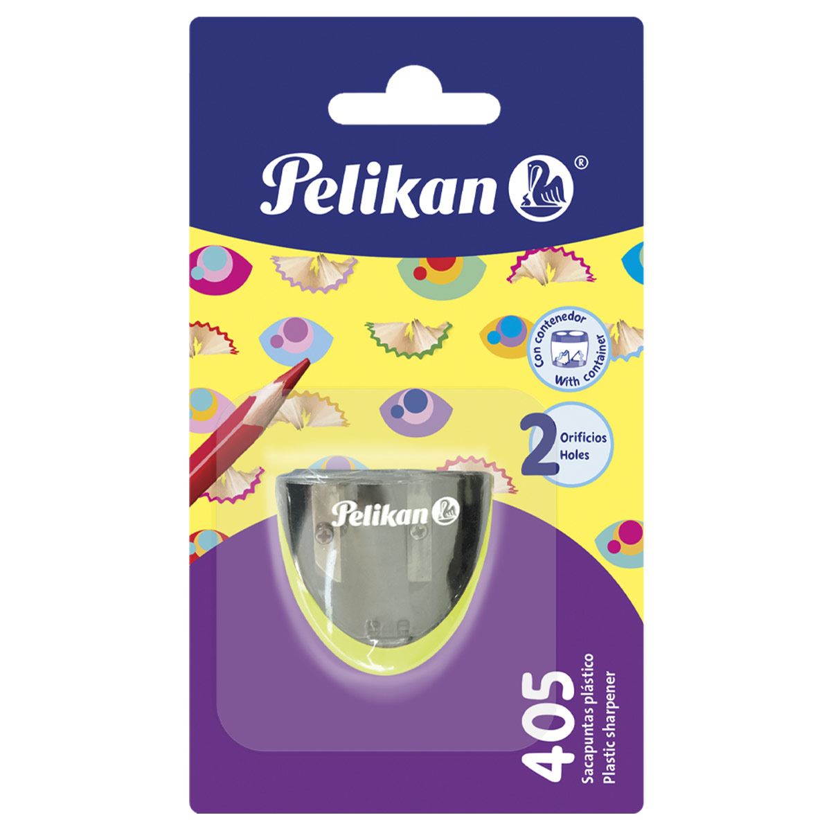 Sacapuntas con depósito 2 orificios Pelikan