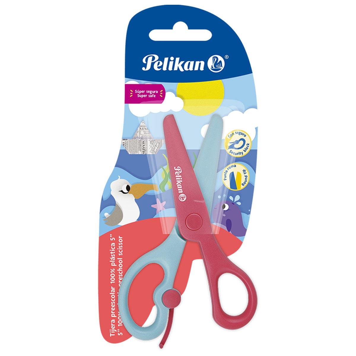 Tijera plástica de preescolar Pelikan