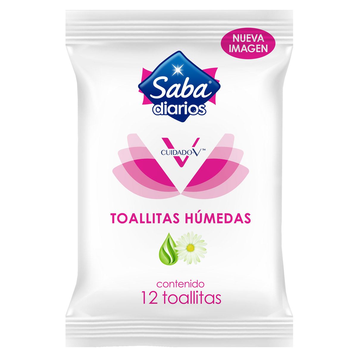 Toallitas Humedas Intima Saba 12 Piezas