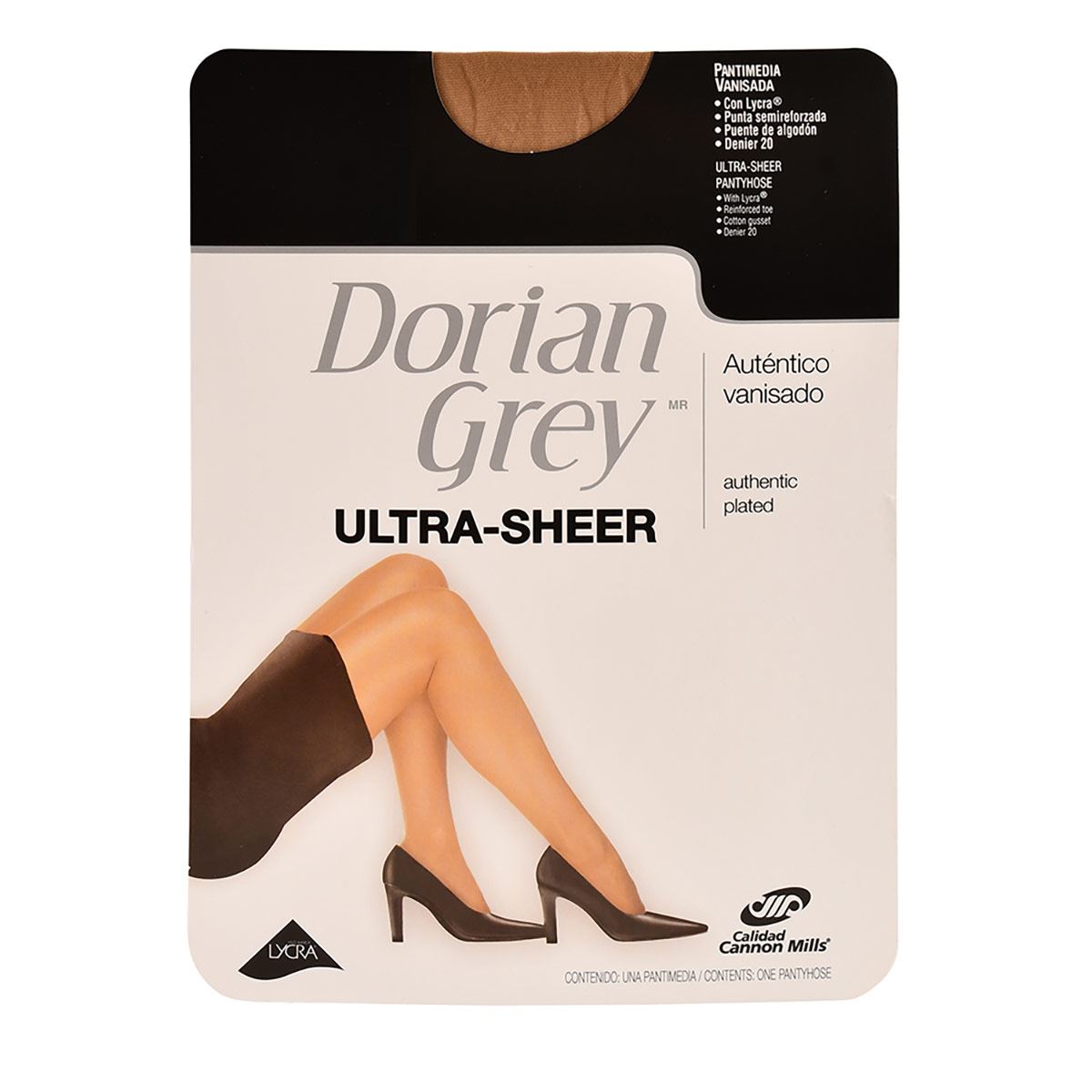 Pantimedia Dorian Grey Ultra Sheer vanisada 275 mediana natural dama