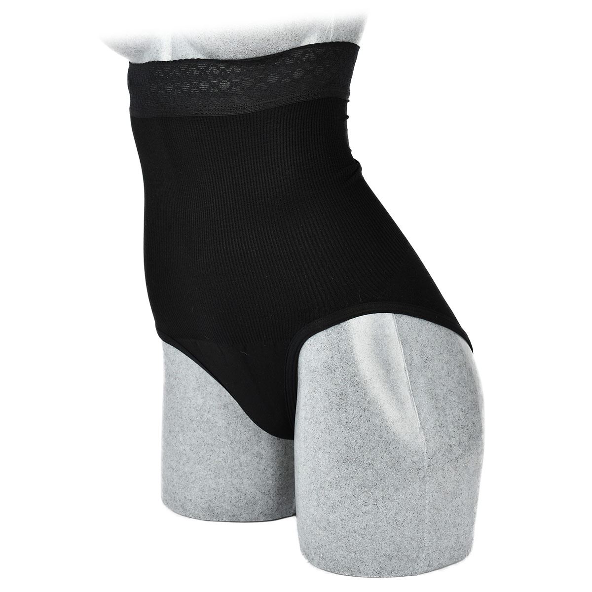Body con banda Body Siluette seamless alto control 1006-4232 grande negro dama