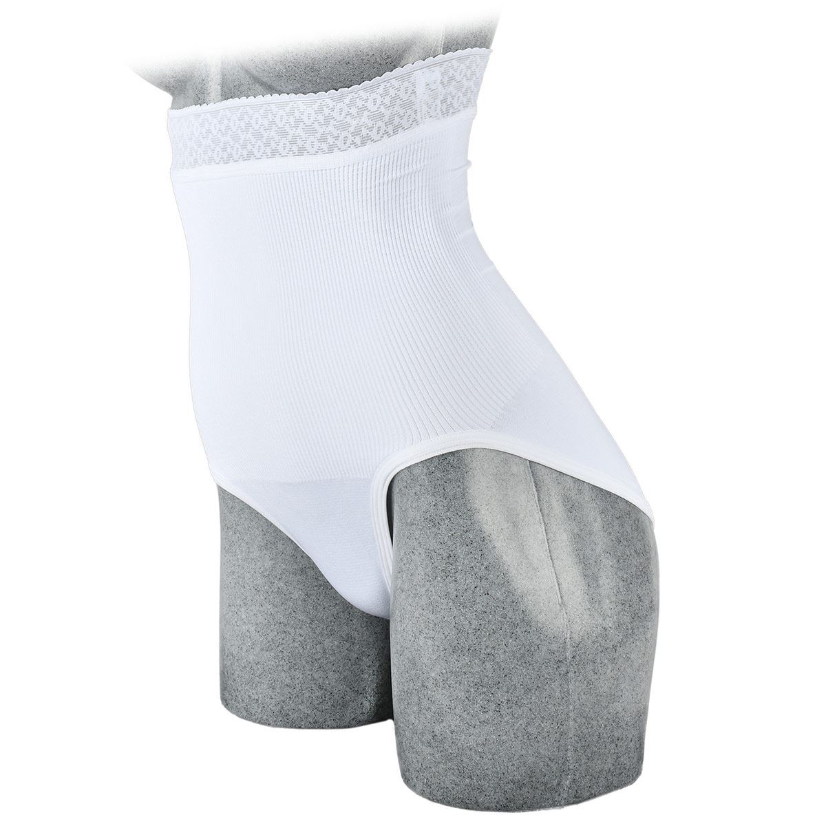 Body con banda Body Siluette seamless alto control 1006-4232 extragrande blanco dama